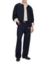 Figure View - Click To Enlarge - LEVI’S - Blue Tab Marker Loose Dark Wash Jeans