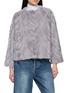 YVES SALOMON Cropped Fur Jacket