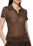  - HELMUT LANG - Twisted Sheer Polo Shirt