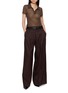 Figure View - Click To Enlarge - HELMUT LANG - Twisted Sheer Polo Shirt