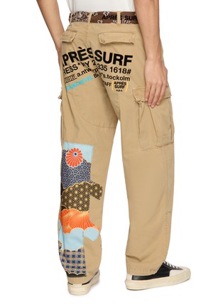 Back View - Click To Enlarge - APRÈS SURF A.P.S. - Bandana Belt Printed Cargo Pants