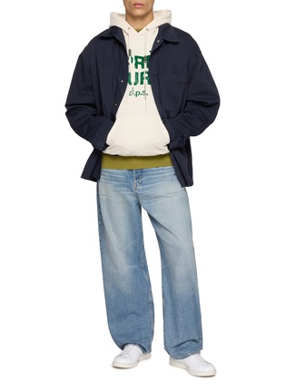 Figure View - Click To Enlarge - APRÈS SURF A.P.S. - Leon Bandana Print Hoodie