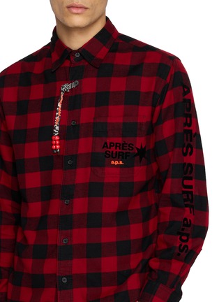  - APRÈS SURF A.P.S. - Patrice Bead Embellished Printed Check Shirt
