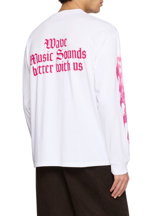 Back View - Click To Enlarge - APRÈS SURF A.P.S. - Wave Starlight Printed Long Sleeve T-Shirt
