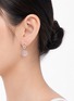 Detail View - Click To Enlarge - HEALORA - Moonblush Whisper Rose Quartz Earrings