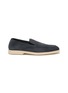 DOUCAL'S Apron-Toe Suede Loafers