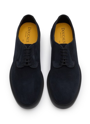 Detail View - Click To Enlarge - DOUCAL'S - Suede Derby Shoes
