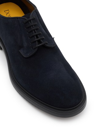Detail View - Click To Enlarge - DOUCAL'S - Suede Derby Shoes