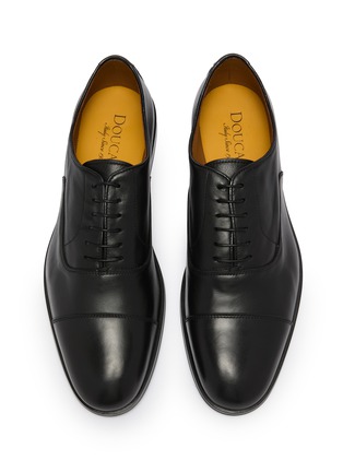 Detail View - Click To Enlarge - DOUCAL'S - Cap-Toe Leather Oxford Shoes