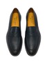 Detail View - Click To Enlarge - DOUCAL'S - Adler Grained Leather Penny Loafers