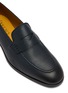 Detail View - Click To Enlarge - DOUCAL'S - Adler Grained Leather Penny Loafers