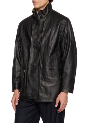Detail View - Click To Enlarge - AURALEE - Reversible Half Coat