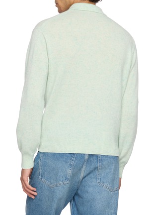 Back View - Click To Enlarge - AURALEE - Knit Cashmere Polo