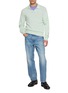 Figure View - Click To Enlarge - AURALEE - Knit Cashmere Polo
