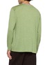 Back View - Click To Enlarge - AURALEE - Striped Wool Jersey T-shirt