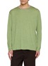 AURALEE Striped Wool Jersey T-shirt