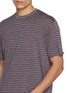  - AURALEE - Striped Wool Jersey T-shirt