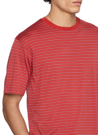  - AURALEE - Striped Wool Jersey T-shirt