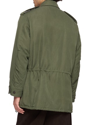 Back View - Click To Enlarge - AURALEE - Padded Utility Blouson Jacket