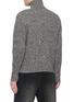 Back View - Click To Enlarge - AURALEE - Tweed Turtleneck Knit Top