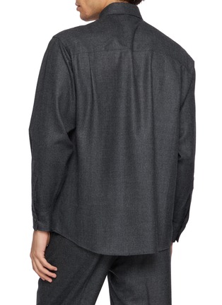 Back View - Click To Enlarge - AURALEE - Super Light Wool Shirt