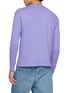 Back View - Click To Enlarge - AURALEE - Brushed Cotton Jersey Long Sleeve T-Shirt