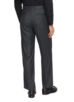 Back View - Click To Enlarge - AURALEE - Super Light Two Tuck Wool Trousers