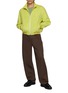 Figure View - Click To Enlarge - AURALEE - Stand Collar Silk Fleece Zip Blouson