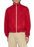 AURALEE Stand Collar Silk Fleece Zip Blouson