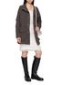 Figure View - Click To Enlarge - ATELIER EDITION - Lace Pin Tuck Skirt