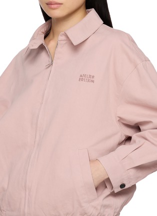  - ATELIER EDITION - Logo Embroidered Washed Jacket