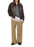 Figure View - Click To Enlarge - ATELIER EDITION - Reversible Fur Collar Leather Jacket