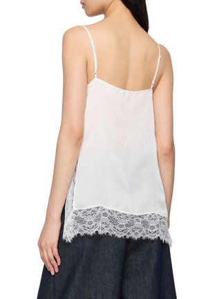Back View - Click To Enlarge - ATELIER EDITION - Sheer Lace Camisole Top