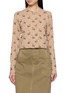 ATELIER EDITION Beaded Floral Cardigan