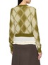 Back View - Click To Enlarge - EPINGLER - Argyle Knit Cardigan