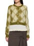 EPINGLER Argyle Knit Cardigan