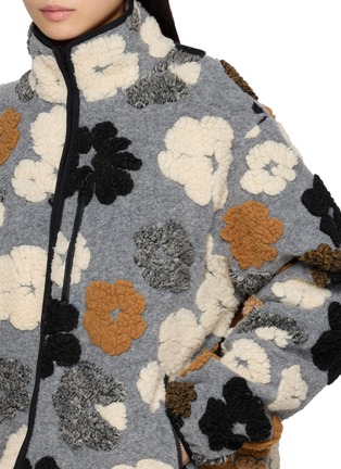  - EPINGLER - Flower Zip Up Fleece Jacket