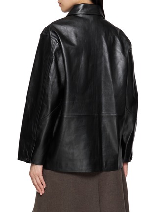 Back View - Click To Enlarge - EPINGLER - Button Up Mac Coat