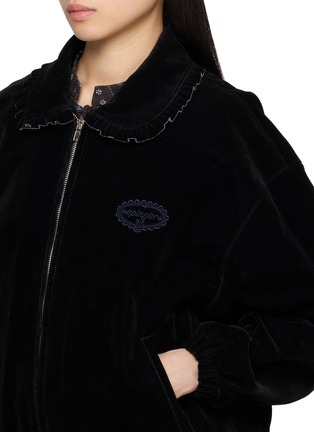  - EPINGLER - Ruffled Collar Bomber Jacket