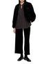 Figure View - Click To Enlarge - EPINGLER - Ruffled Collar Bomber Jacket