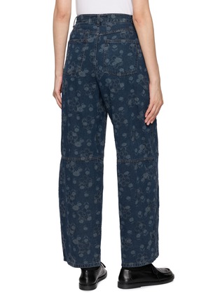 Back View - Click To Enlarge - EPINGLER - Flower Medium Wash Jeans