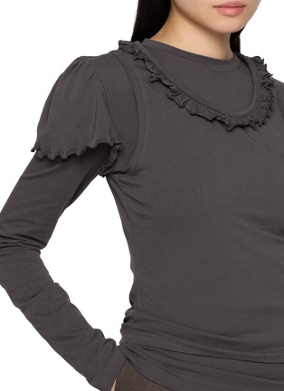  - EPINGLER - Ruffle Trim Layered Top