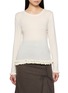 EPINGLER Fringe Ruffle Egde Top