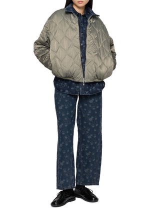 Figure View - Click To Enlarge - EPINGLER - Flower Reversible Puffer Coat