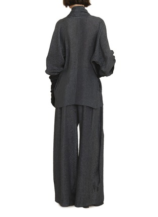 Back View - Click To Enlarge - CORTANA - Oversized Kimono Style Neck Jacket