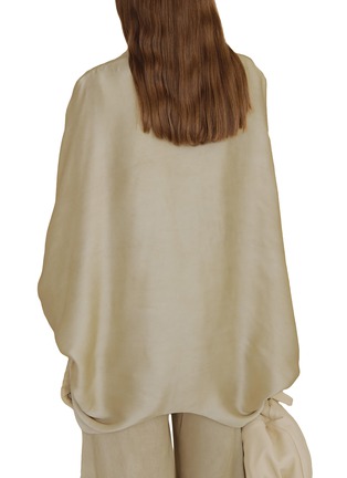 Back View - Click To Enlarge - CORTANA - Opalo Wide Kimono Style Jacket