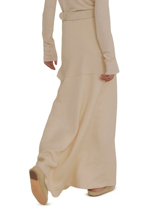 Back View - Click To Enlarge - CORTANA - Kyo Bias Cut Elasticated Skirt