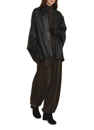 Figure View - Click To Enlarge - CORTANA - Opala Leather Jacket