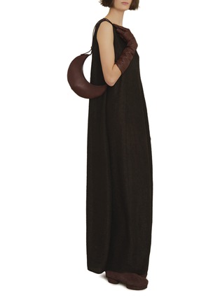 Figure View - Click To Enlarge - CORTANA - Anhelo V-back Balloon Shaped Maxi Dress