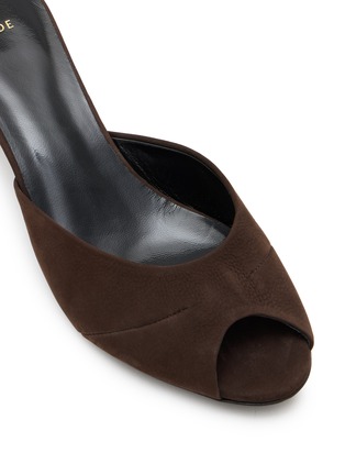 Detail View - Click To Enlarge - JUDE - Cave 65 Suede Leather Mules